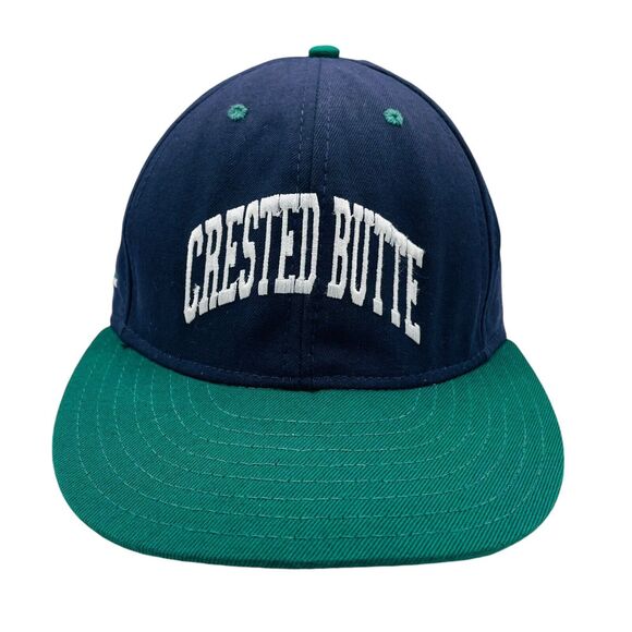 Vintage Crested Butte Colorado Mountain Fitted Hat Cap GUV Sz 6 7/8 - Picture 1 of 6